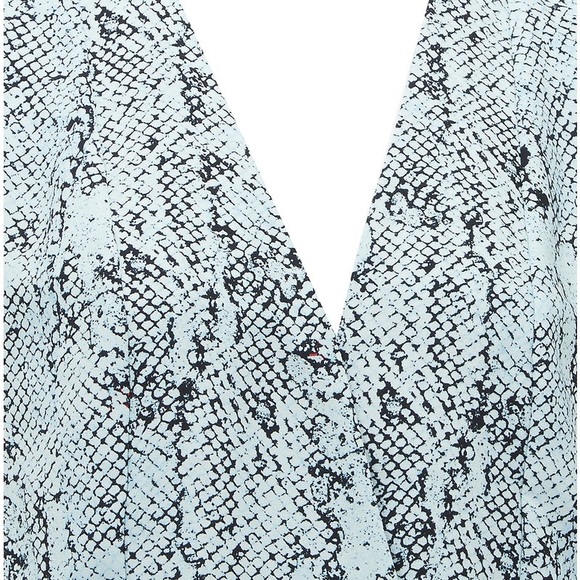 NWT COOPER AND ELLA EVIE BLOUSE - MODERN SNAKE PRINT Size Large - Picture 5 of 10